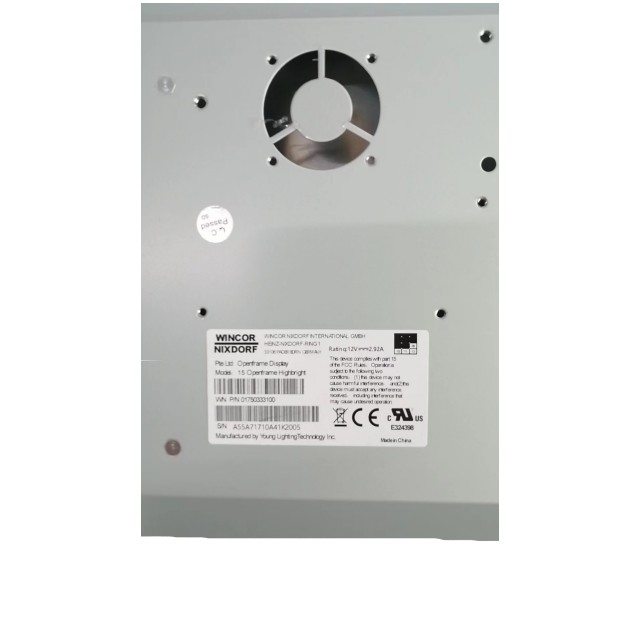 ATM Machine Parts Wincor Nixdorf 15 inch Openframe Std Display LCD 1750333100