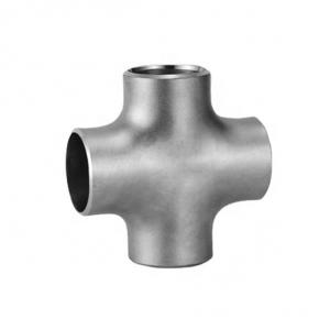 China High Pressure Universal Buttweld 304 316 904L Stainless Steel Cross Four-way Joint Pipe Fitting Equipment wholesale