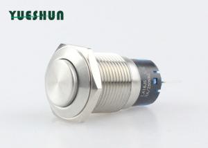 China 16mm High Head Metal Push Button Switch , Self Locking Push Button Switch NO NC on sale