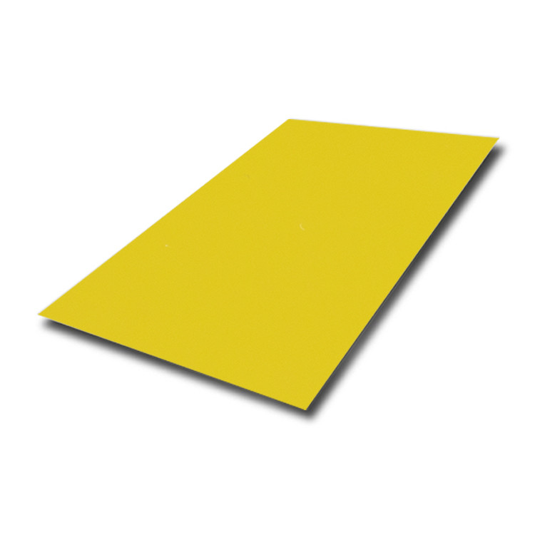 0.5mm Decorative Stainless Steel Sheet PVD Color Coat Gold Mirror Finish