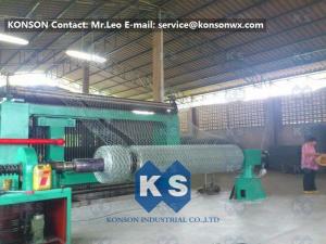 China Twisting Metal Wire Hexagonal Mesh Machine for 80 x 100mm Mesh Size Gabion wholesale