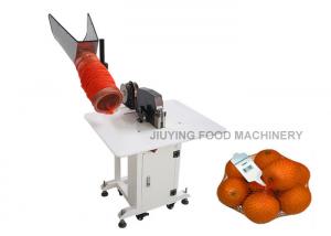 China Multi Function Fruit Mesh Net Bags Packing Machine With 170mm Barrel Diameter wholesale