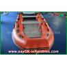Durable Tarpaulin PVC Inflatable Boats with Aluminum Floor and Paddles for sale