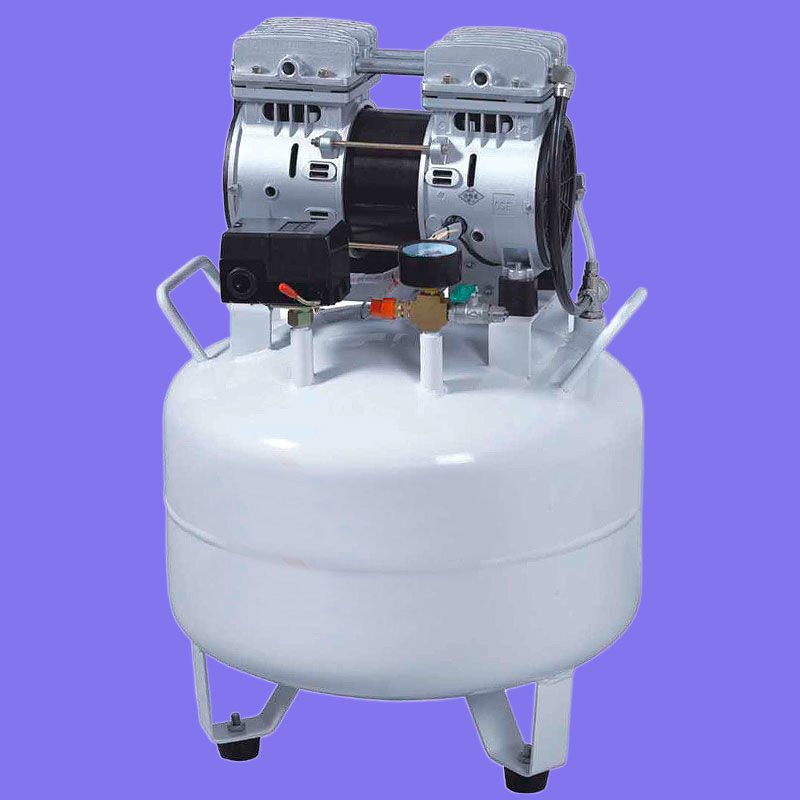 32L Oil Free Silent Dental Compressor , Stable Air Compressor For Dental Office