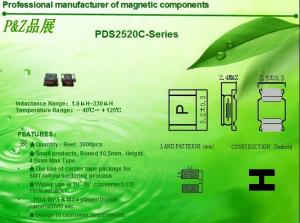 PDS2520C Series 1.0uH~330uH Square Unshielded SMD Power Inductors