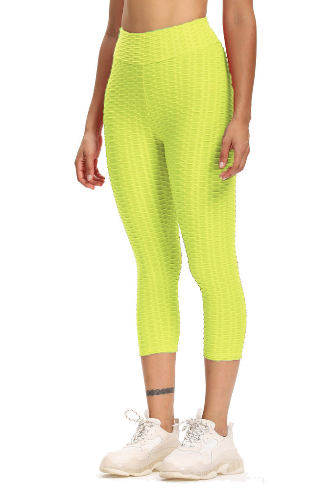 High Waist Leggings Active Stretch Fitness Gym 3/4 Yoga Pants For Women