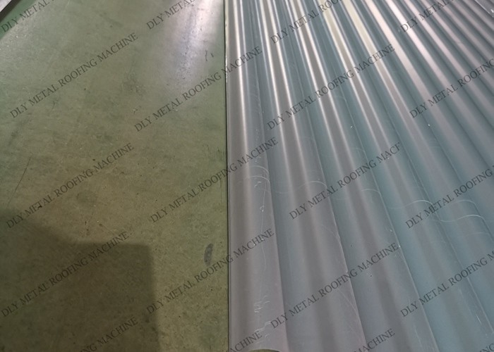 Double Layer 0.3mm Metal Roofing Machine Plc Automatic For Sheet