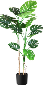 artificial plant tree ceramic planter pot wood plant stand seagrass basket