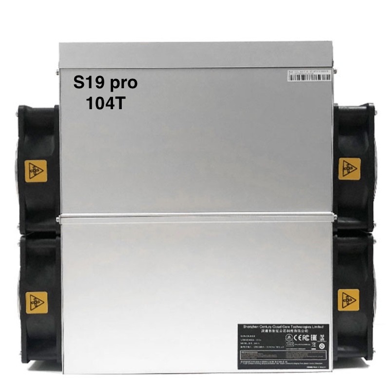 104TH/S Bitmain Antminer S19 Pro