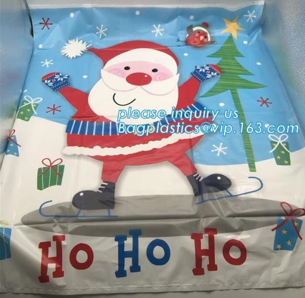 Best Selling Giant Vacuum Storage Bag For Clothes,Christmas Gift Bag Jumbo/Giant/Large Plastic Poly Bag for large presen