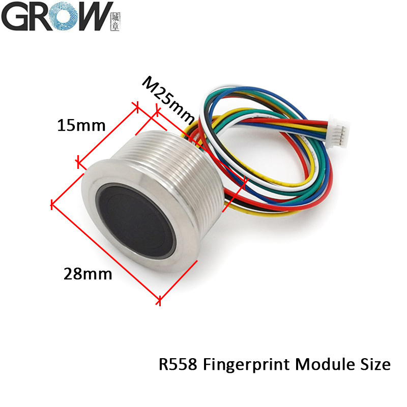 Ks220-L+R558 DC30-75V Fingerprint Control Board 2 Relays Admin/User Funtion Self-Locking/Jog/Ignition Mode