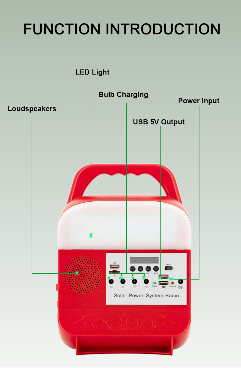 Off Grid Pv Solar Panel Lighting System 240VAC Home Complete Mini Portable