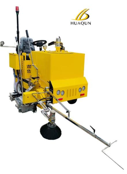 Hand Push Thermoplastic Line Marking Machine Hydraulic Drive Thermo Plastic