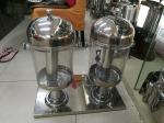 8 + 8Ltr Stainless Steel Cookwares / Round Lid Double Juice Dispenser with
