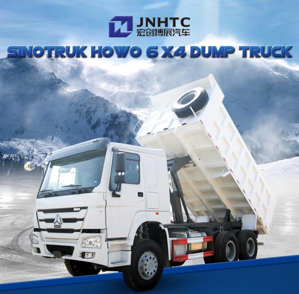 Sinotruk 6x4 Dump Truck With The Overturning Body Platform