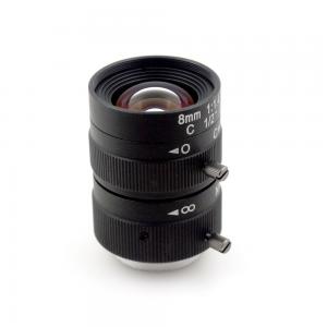 China 3.0 Megapixel Machine Vision Lens 1/2 Manual Fixed 8mm Focal Length High Resolution wholesale