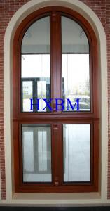 China Soundproof Metal Clad Wood Windows , Security Internal Double Glazed Window Units on sale