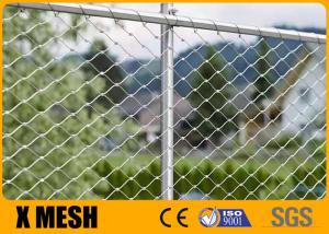 China 9 Gauge 50x50mm 6 Feet Chain Link Fence Panels Wire Mesh Security Fence wholesale