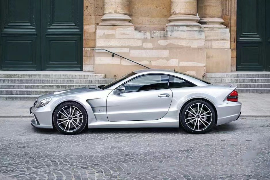 For Mercedes SL R230 Widebody Kit SL R230 Upgraded BS Style Front and Rear Bumper Spoiler Widebody Kit