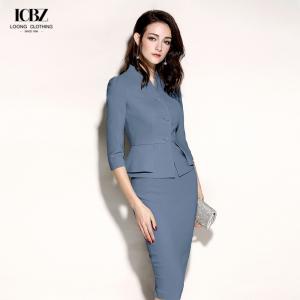 China Formal Office Suites Women Suits Dress Skirt Office Formal Dress NO Hooded Two Pieces wholesale
