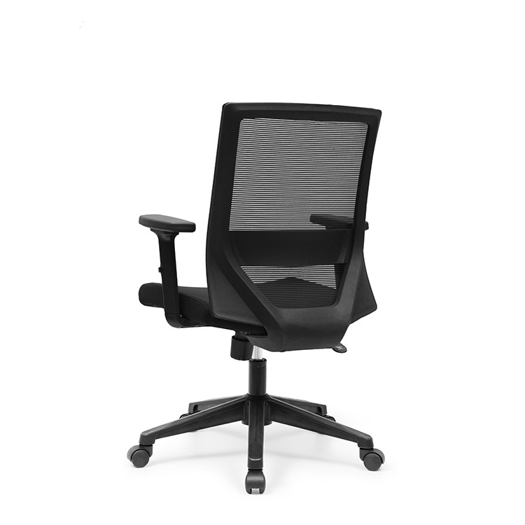 Fixed Swivel Office Armchair , 300 Pounds Mesh Furniturer Task Chair