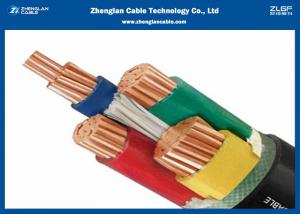 China 0.6/1KV 4 Cores Power Cable / Cu(AL)/XLPE/SWA/PVC LV Armoured Cable Application on sale
