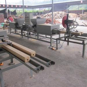 China Wood Pallet Feet Production Line Sawdust Block Extruding Machine on sale