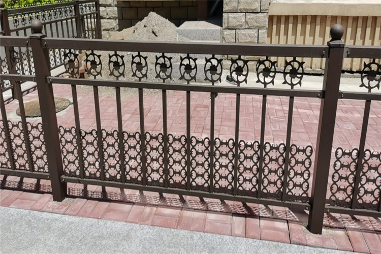 50X50mm Picket Top Tubular Steel Fence Black Or Customize