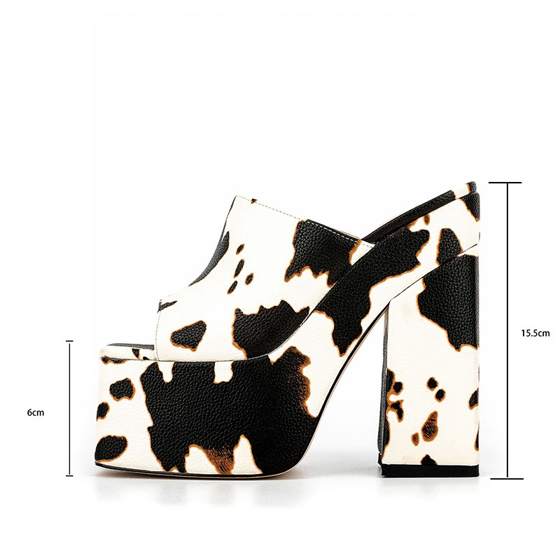 Womens Block Heel Mule Shoes With CE ISO 9001 Certification