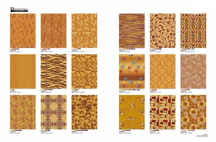 Bedroom Nylon Polyester Carpet / Long Lasting Carpet Embroidered Design