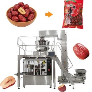 China Red Jujube Reliable Premade Pouch Packing Machine With Packing Speed 16-60 Bags/Min on sale
