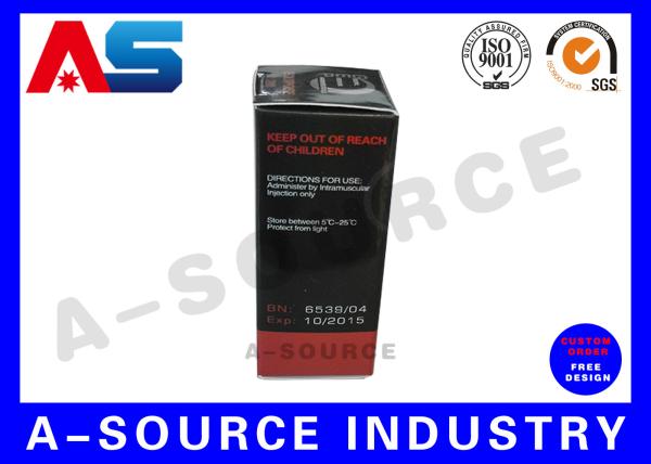 Bodybuilding Small Medicine Box 10ml Vial Packaging For Peptide / Pharmaceutical