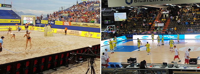 Full Color LED Display in Portugal Stadium/Gymnasium Center