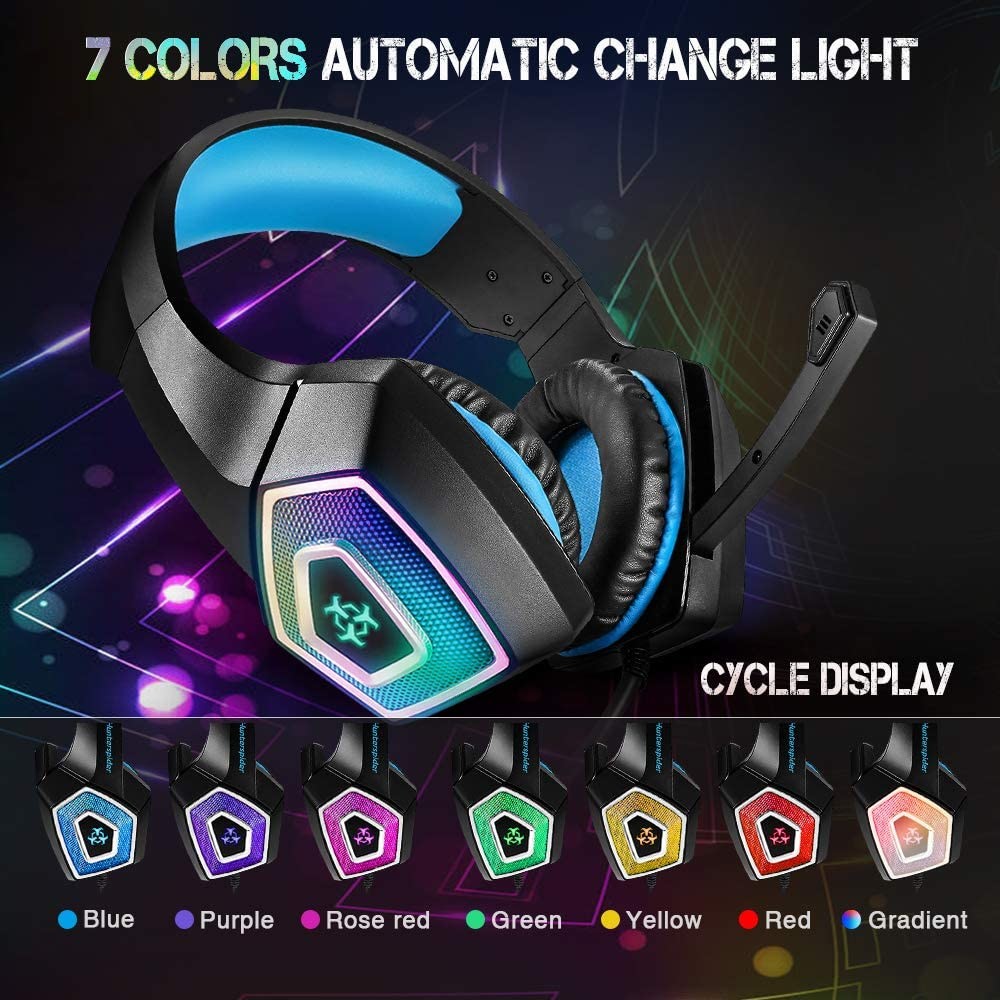 hunterspider 2.2m 2.2kohm Noise Cancelling Xbox One Headset