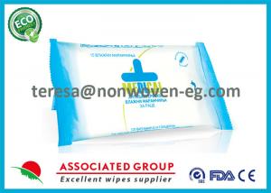 China Unscented Antibacterial Wet Wipes Alcohol Free Clean Hands Face With Essential Oils on sale