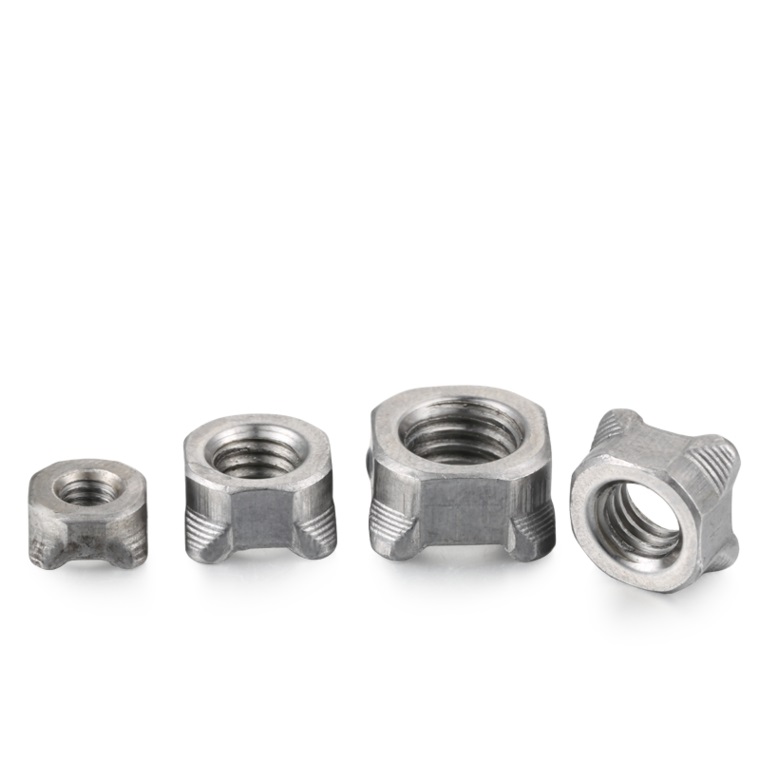 Metric Measurement DIN928 Stainless Steel Square Hex Spot Weld Nut for M3 M4 M6 M8 M10