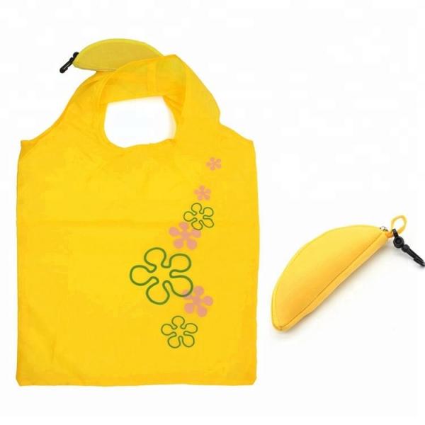 Quality Beauty Recycled Shopping Bag , Nylon Grocery Bags Sturdy Fruit Shaped Digital Printing for sale