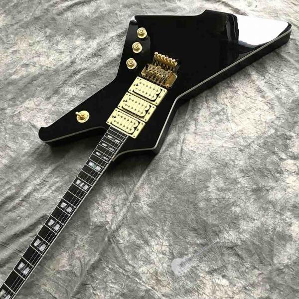 Custom High Gloss Black Destroyer Duplex Tremolo System Electric Guitar in Black or Sunburst