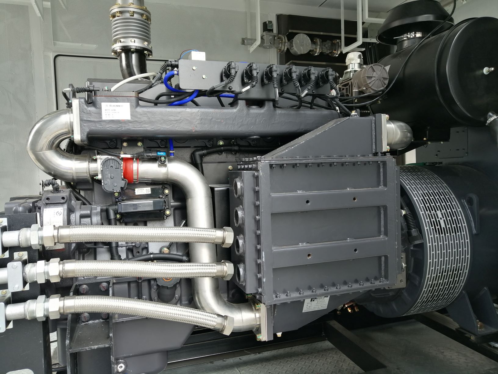 200KW LPG Gas Powered Generator CHP Generator Sets