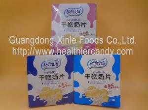 China DOSMC Low Fat Chocolate Milk Tablet Candy With Fresh / Real Raw Material on sale
