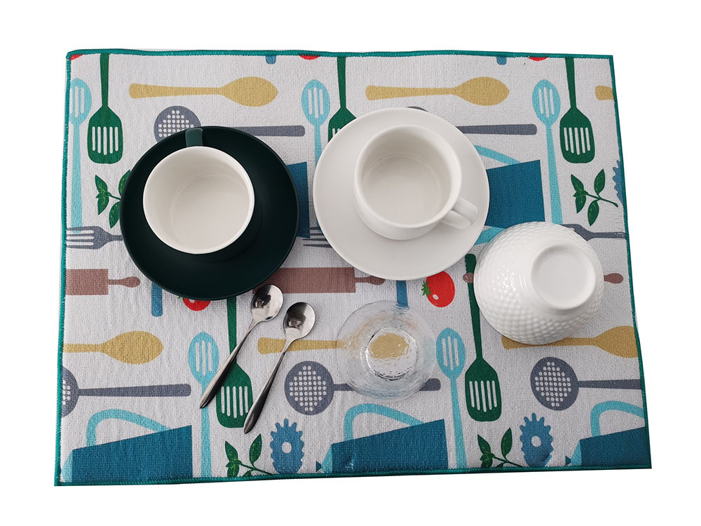 38x50cm Kitchen Counter Microfiber Dish Drying Mat