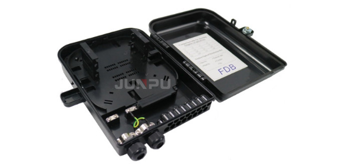 Junpu SC 16 Port Ftth Fiber Optic Distribution Box , Fiber Access Terminal Box