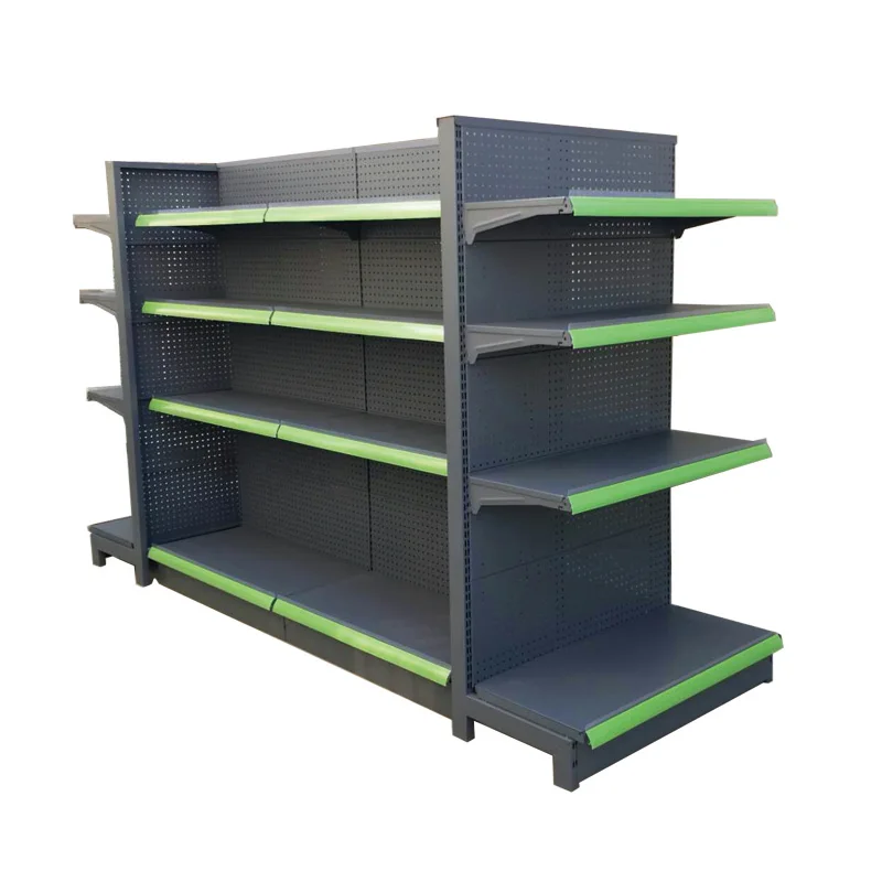 Factory Custom convenience store display rack convenience shelves