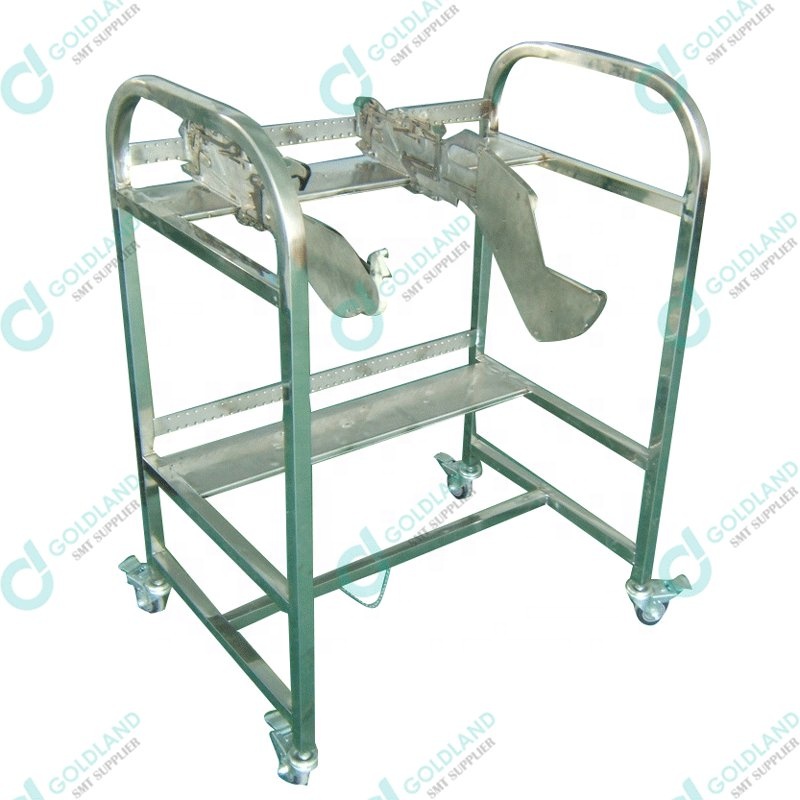 Stainless Steel 800mm High 40 Pieces JUKI Feeder Trolley