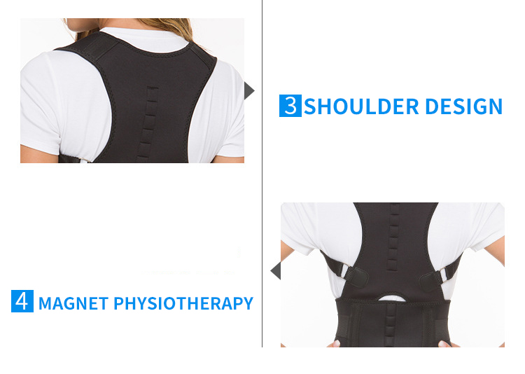 Best selling posture correction unisex back support neoprene orthosis OEM posture orthosis