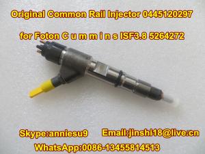China Genuine& New Common Rail Injector 0445120297 for Beijing Foton ISF3.7 5264272 wholesale