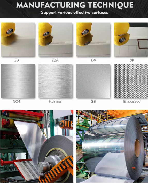 1mm - 3mm Stainless Steel Cold Rolled Coil Ss 304 Coil Food Grade