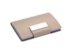 China Debossing Personalized Business Card Holder Zinc Alloy Metal Business Card Holder wholesale