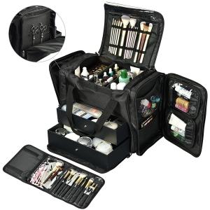 China Black Soft 1200D Oxford Artist Cosmetic Organizer Box Travel Fishing Outdoor wholesale
