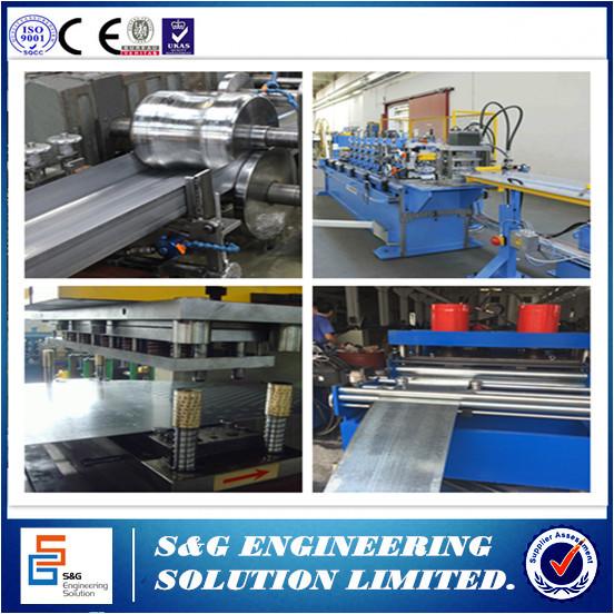 Quality Chain Driven Cold Rolled Steel Cable Tray Roll Forming Machine 16 Sets Forming Frame for sale